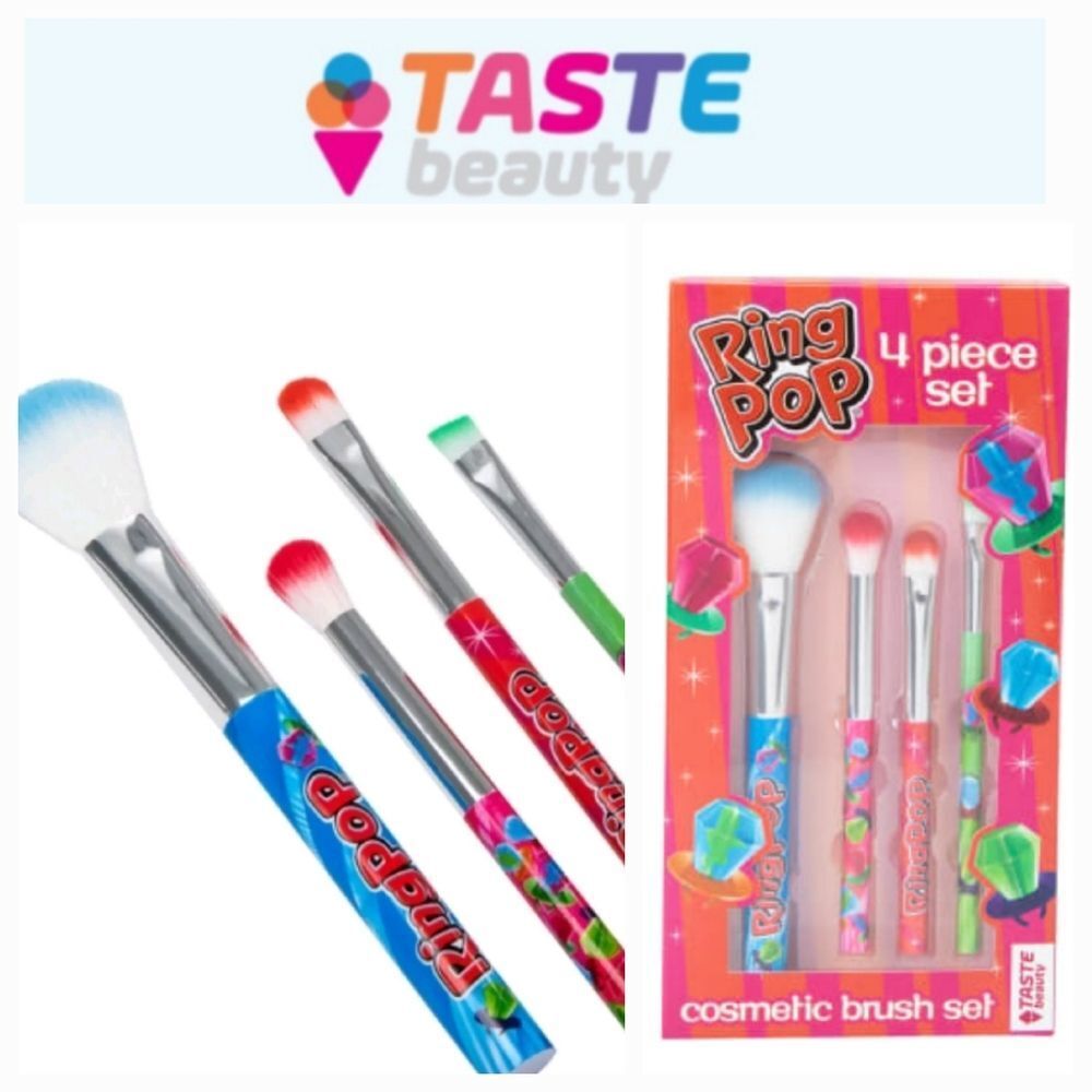 Taste Beauty‎ Ring Pop 4-PC Cosmetic Brush Set